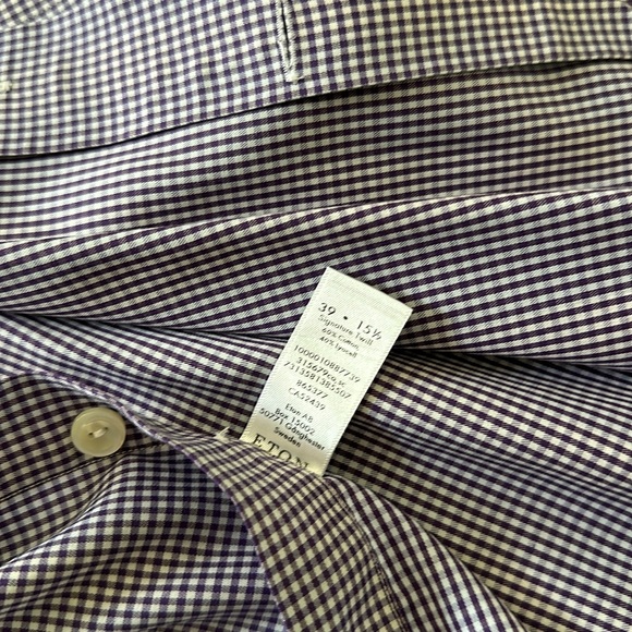 Eton- made in Romania 15.5 (39) Contemporary Fit, like new! - Picture 5 of 5